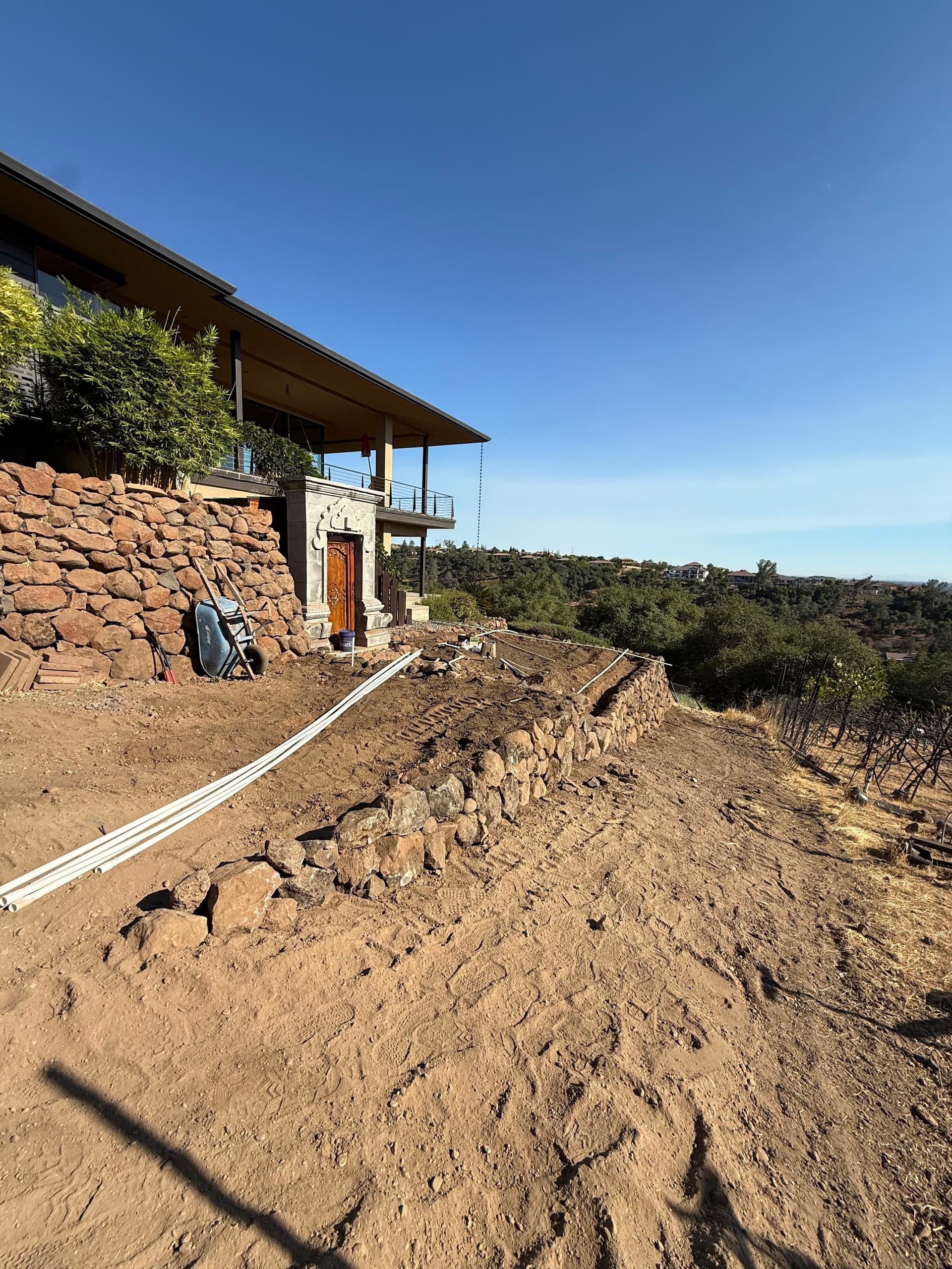 Gallery photos for Hand Stacked Retaining Walls in Chico: Image #1