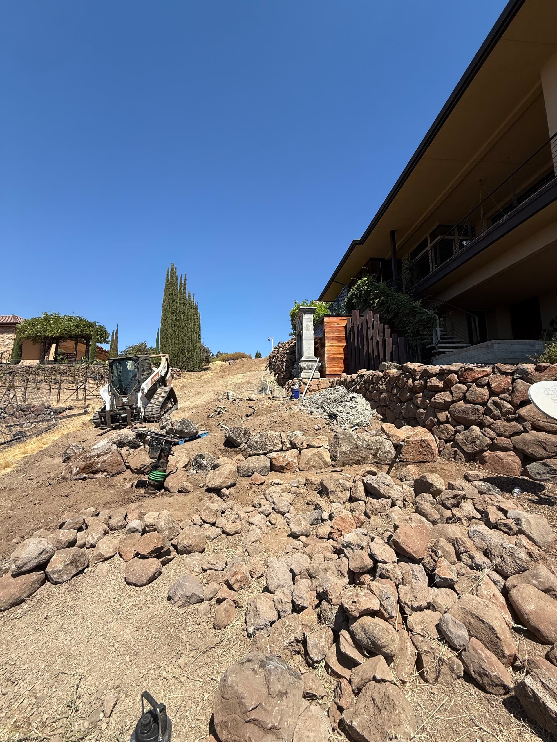 Gallery photos for Hand Stacked Retaining Walls in Chico: Image #5