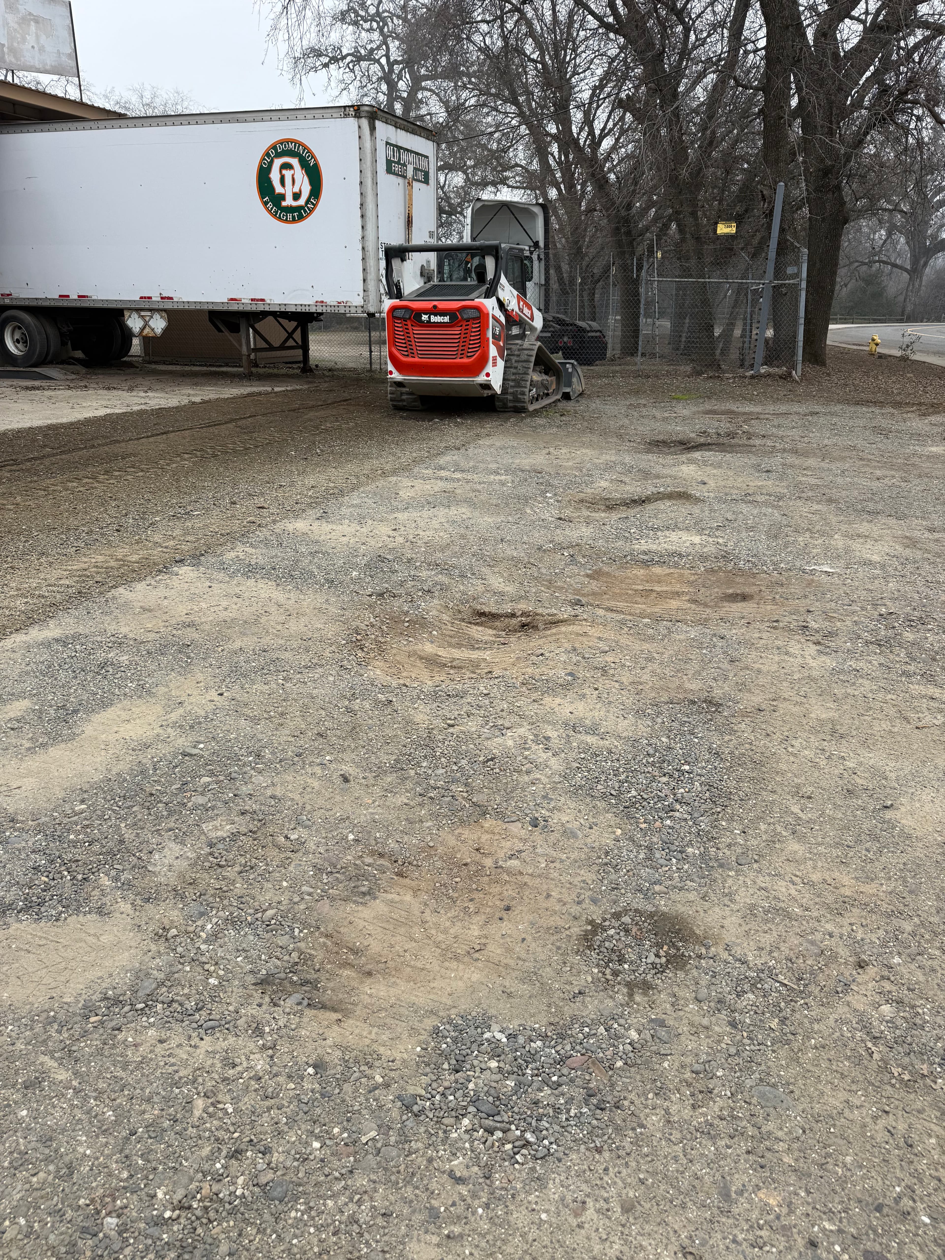 Project Trucking Yard Grading and Compaction in Chico image