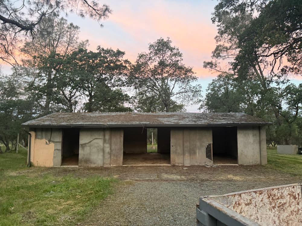 Gallery photos for Successful Garage Demolition in Oroville: Image #1