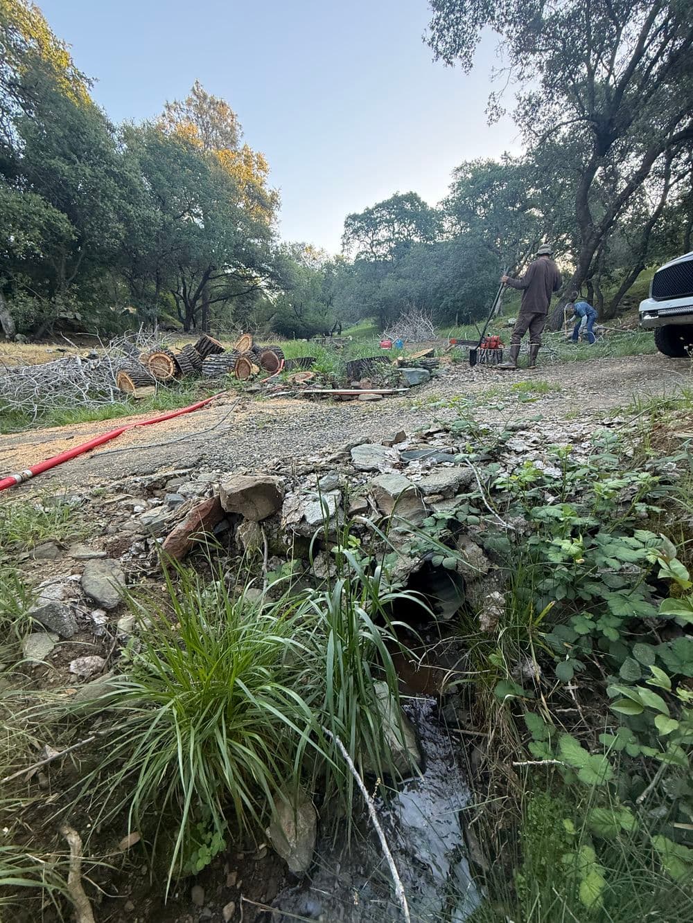 Gallery photos for Culvert Upgrade and Stump Removal in Oroville: Image #2