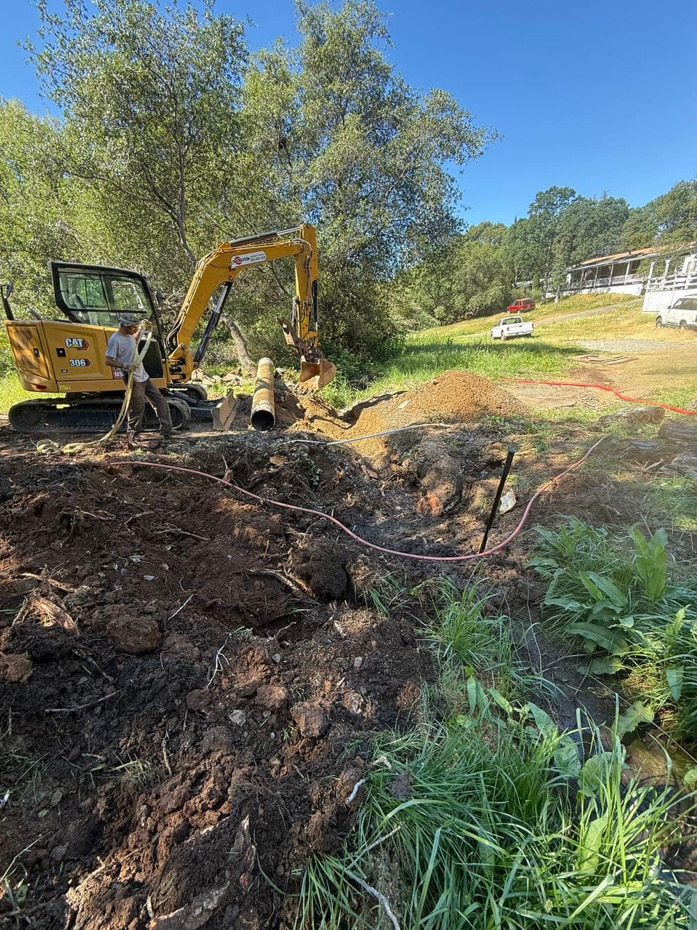 Gallery photos for Culvert Upgrade and Stump Removal in Oroville: Image #3