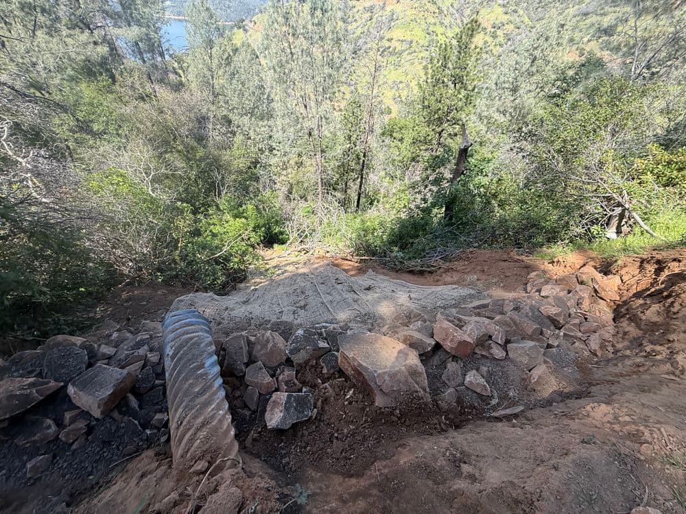 Gallery photos for Landslide Roadway Repair with Retaining Wall and Drainage in Oroville: Image #8