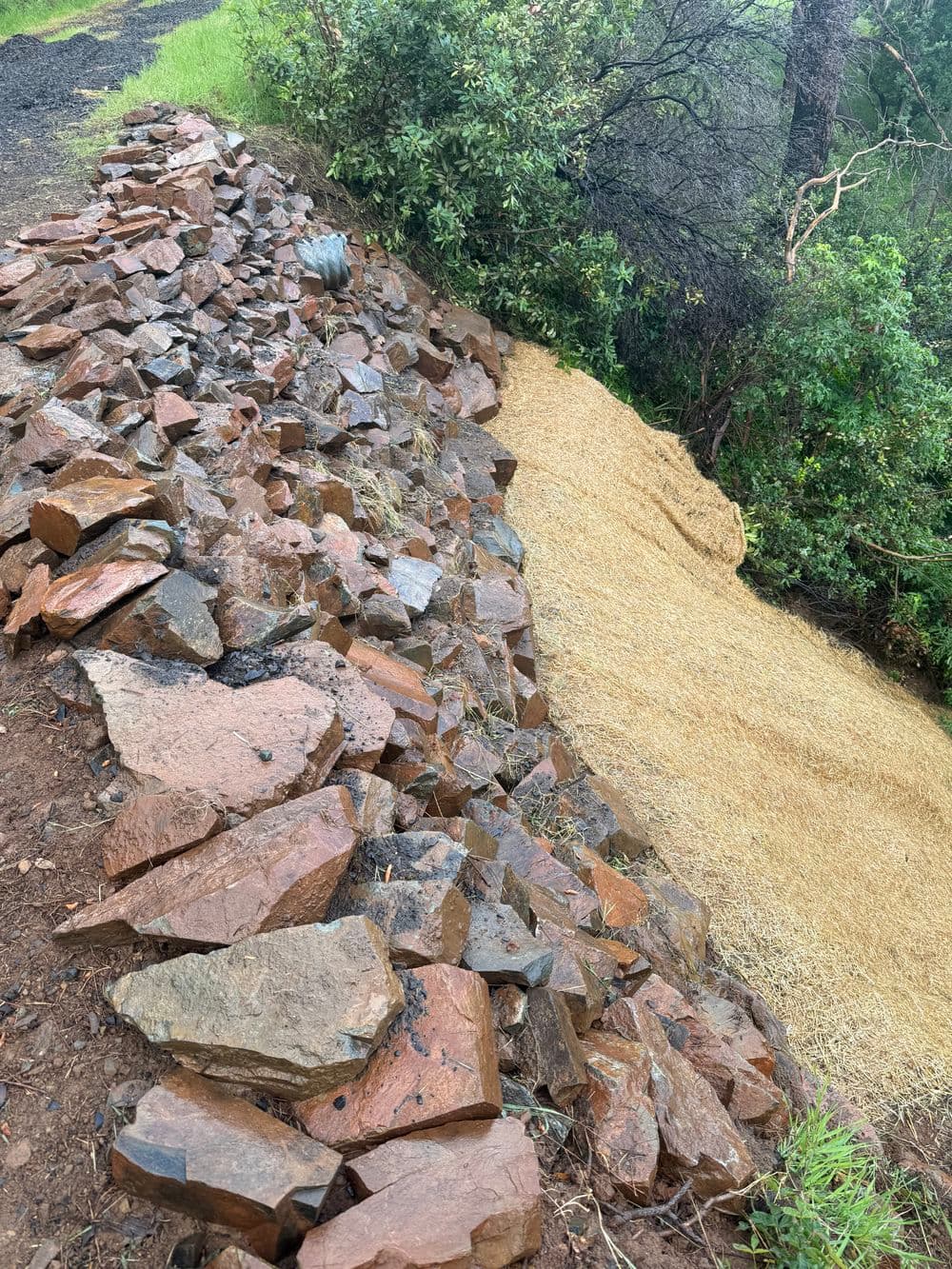 Gallery photos for Landslide Roadway Repair with Retaining Wall and Drainage in Oroville: Image #12