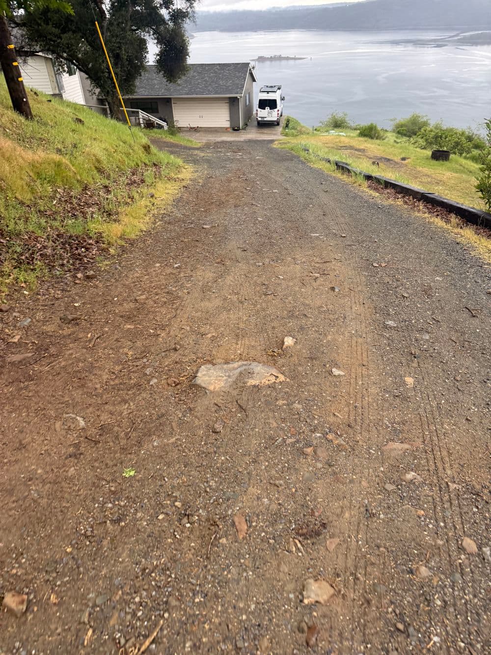 Gallery photos for Gravel Driveway Regrading and Base Rock Install in Oroville: Image #1