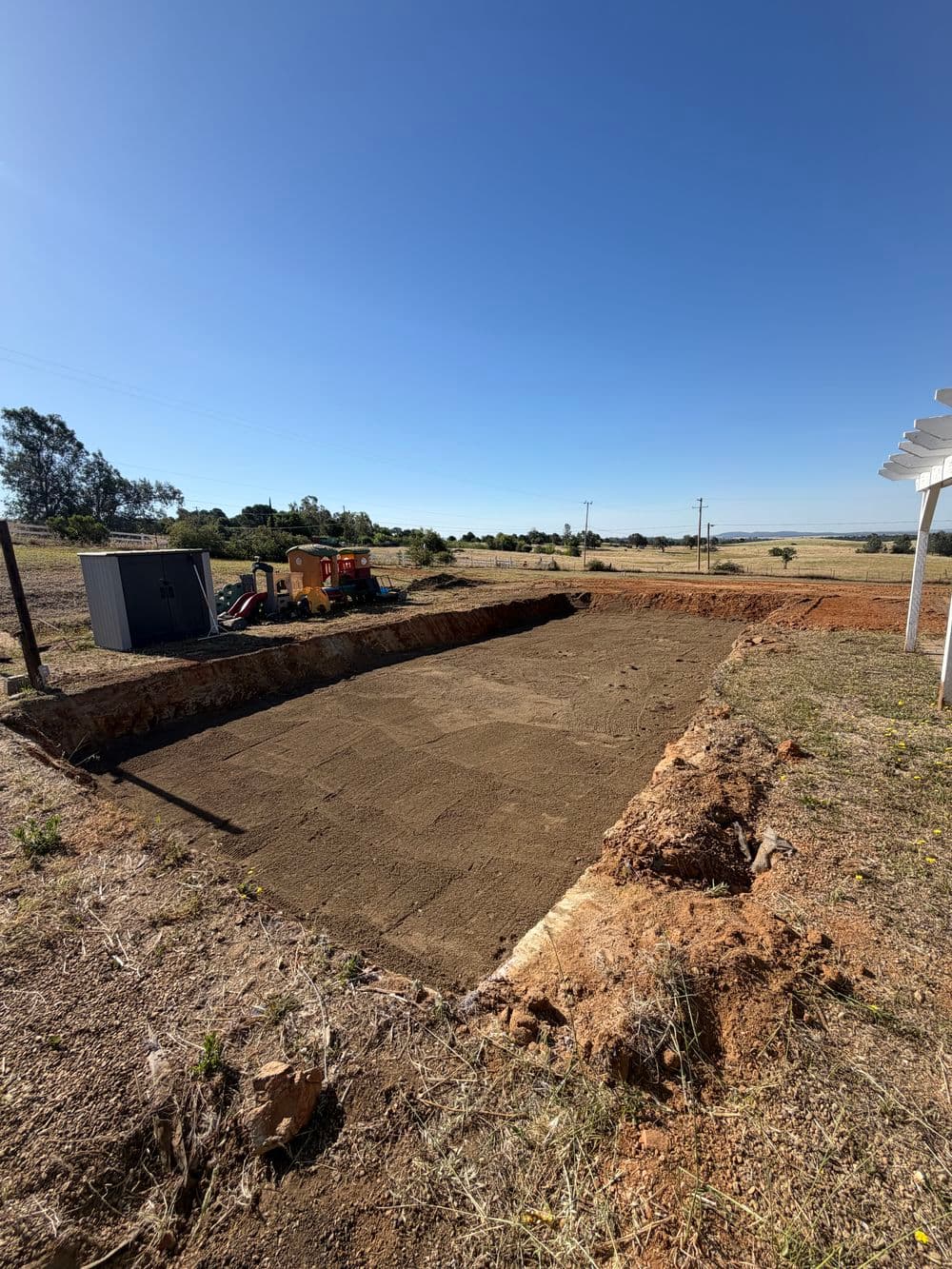 Project Pool Excavation and Sand Base Work in Oroville image