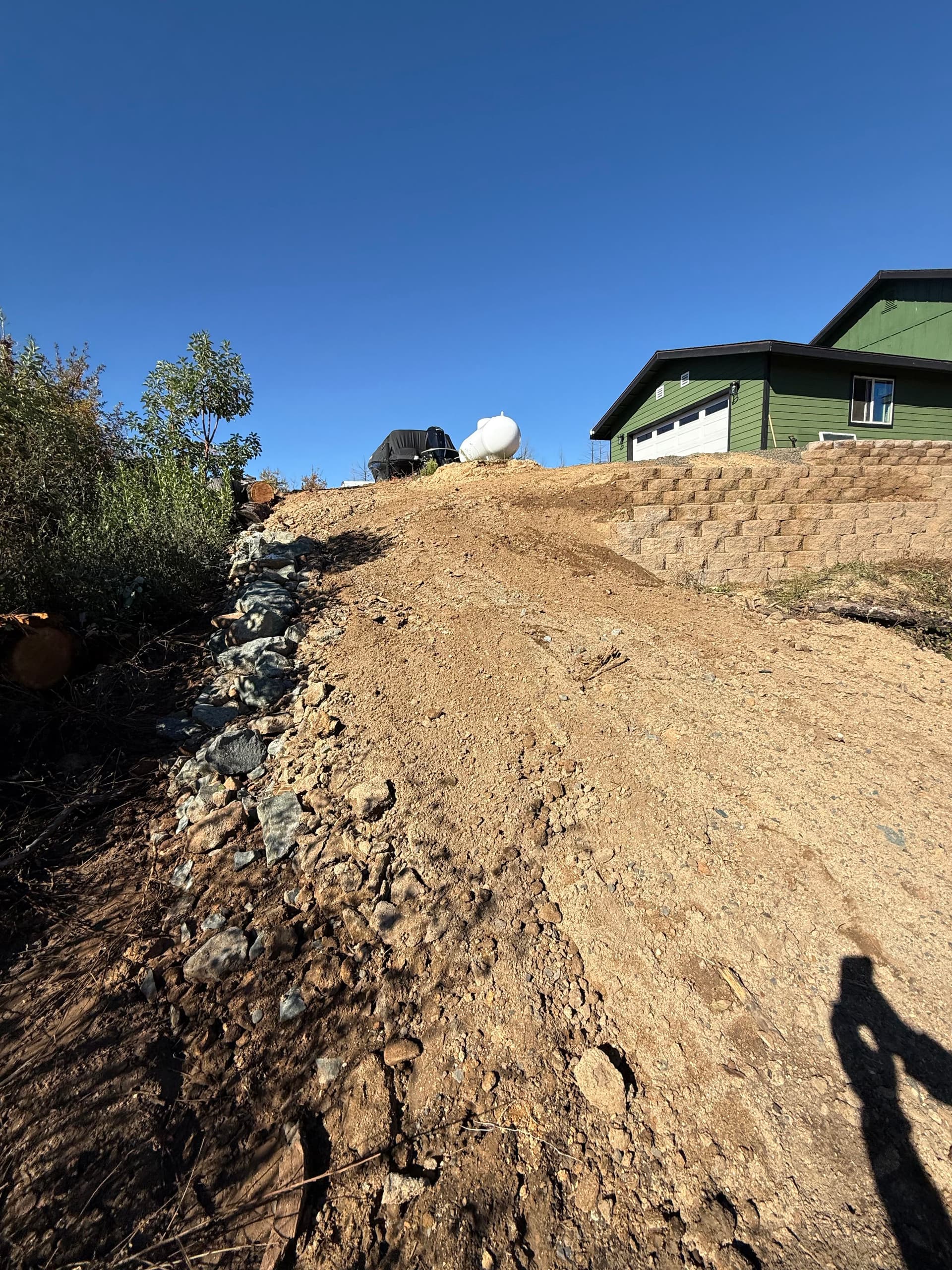 Gallery photos for Retaining Wall and Yard Transformation in Berry Creek: Image #3