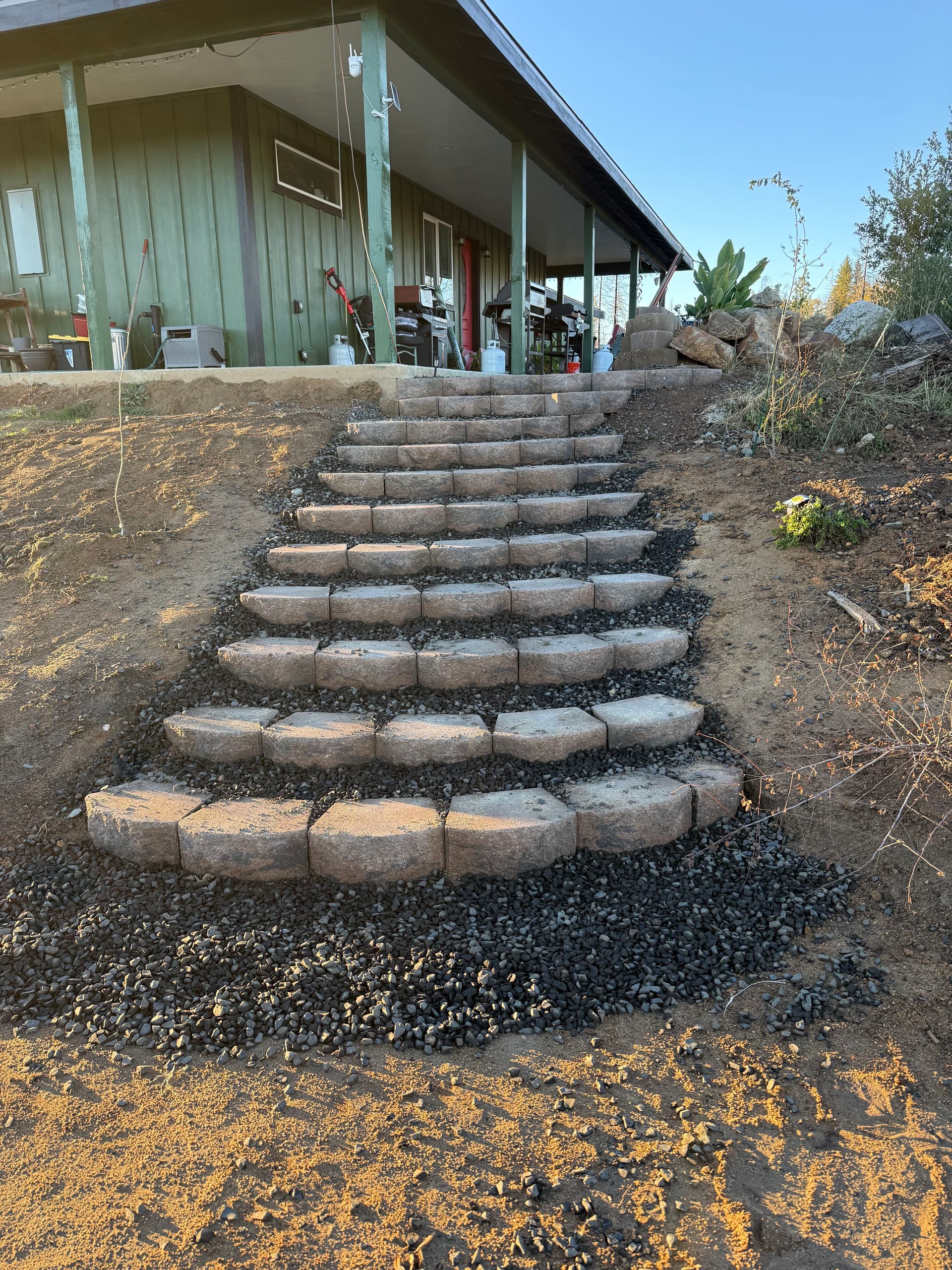Gallery photos for Retaining Wall and Yard Transformation in Berry Creek: Image #11