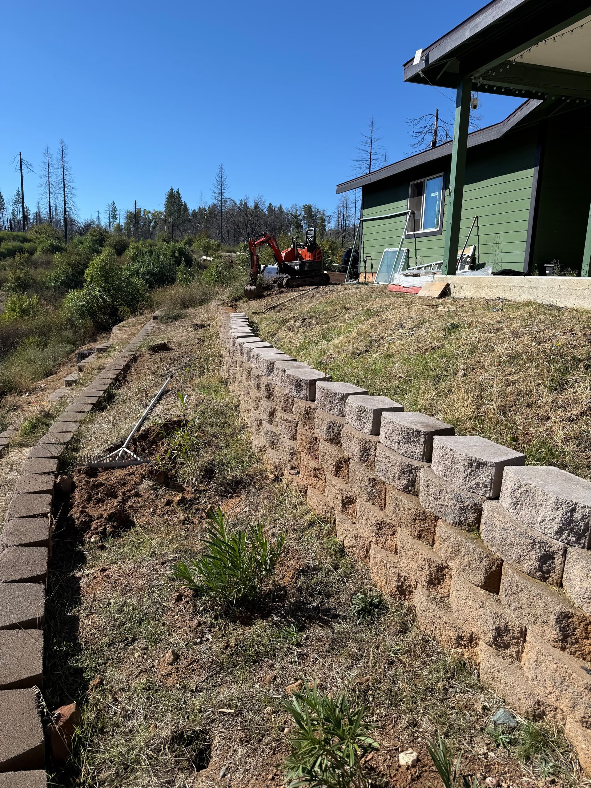 Gallery photos for Retaining Wall and Yard Transformation in Berry Creek: Image #13