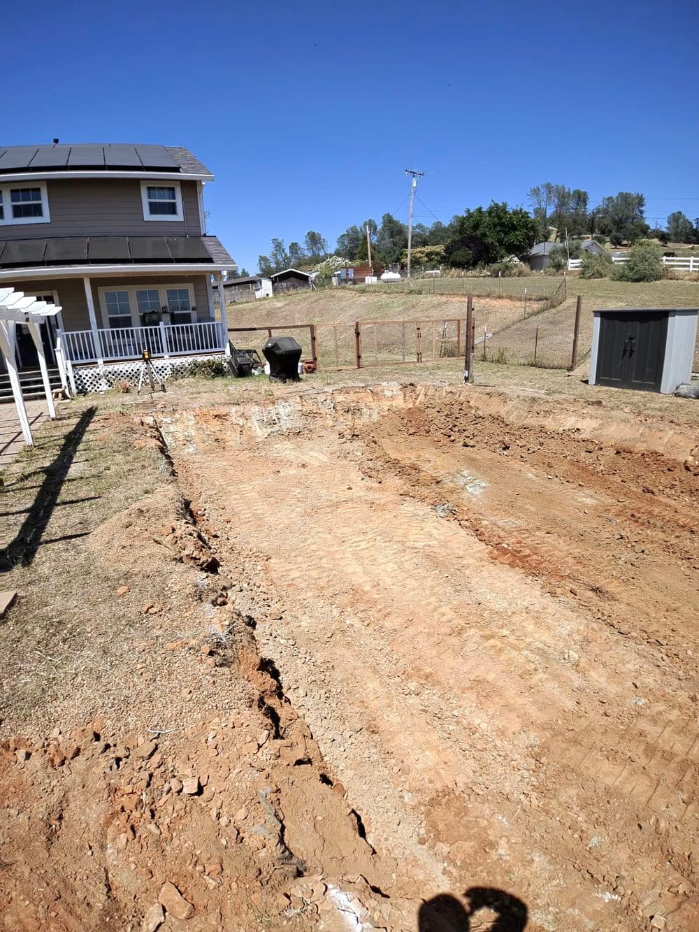 Gallery photos for Pool Excavation and Sand Base Work in Oroville: Image #3