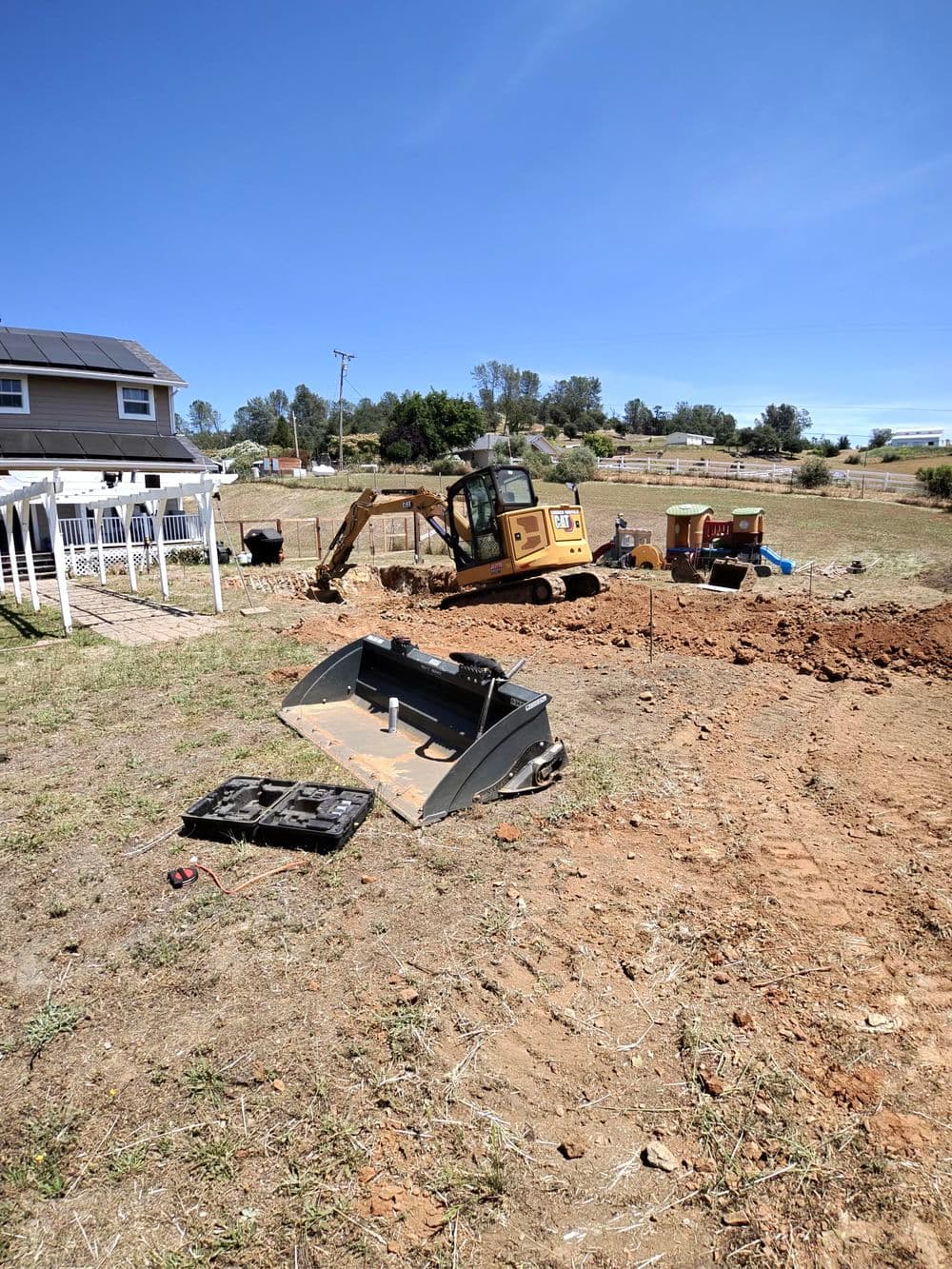 Gallery photos for Pool Excavation and Sand Base Work in Oroville: Image #6